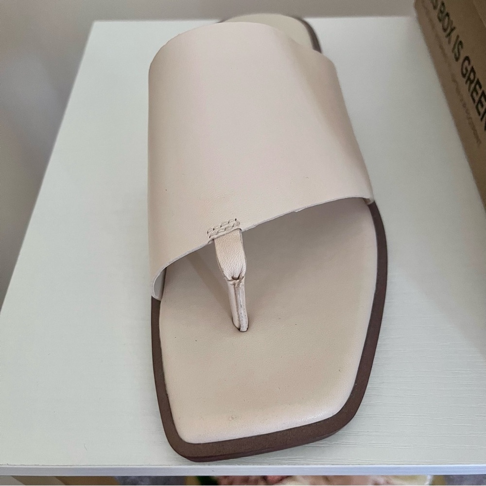 Franco Sarto Women's Leather Beige Slide Sandals, Size 8.5, Brand new - Picture 4 of 8